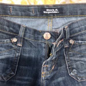 Flare leg blue Rock & Republic jeans